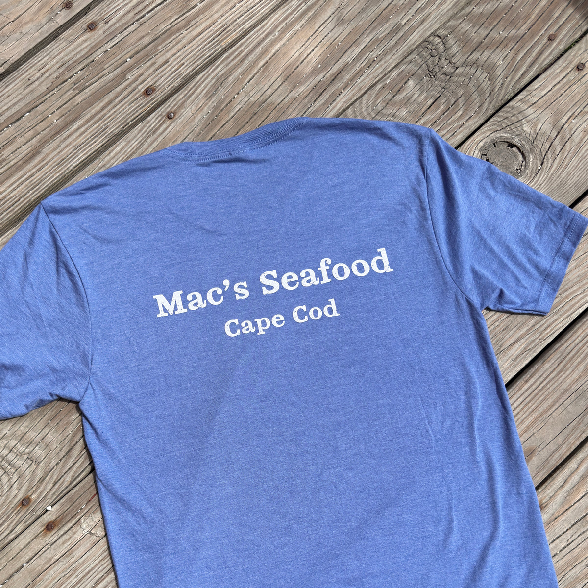 Mac's Three Fish Tee / Maritime Blue