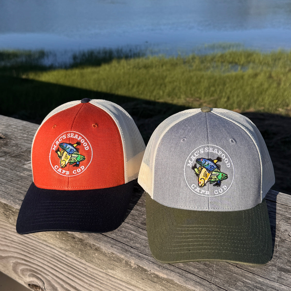 Mac's Mesh Hat Gray/Green
