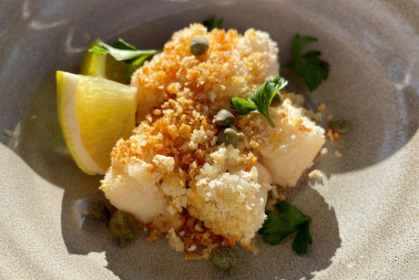 Bay Scallops with Bread Crumbs