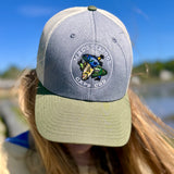 Mac's Mesh Hat Gray/Green