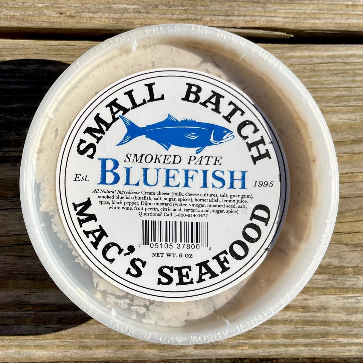 2 Pack Smoked Bluefish Pâté