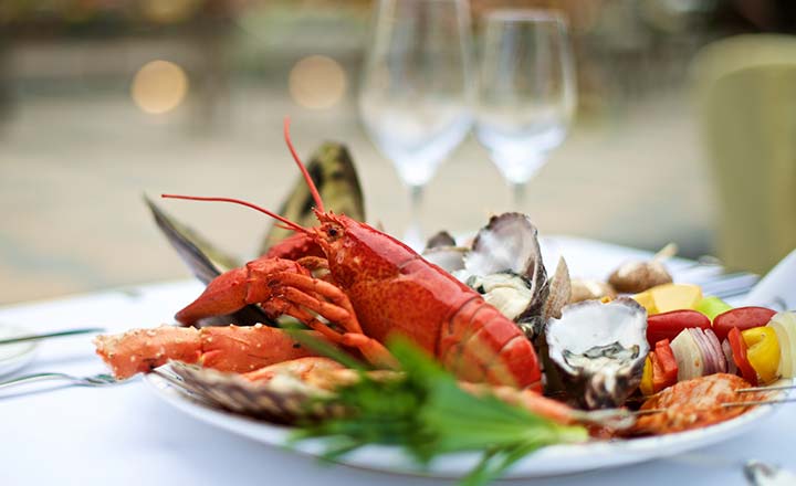 fancy lobster dinner