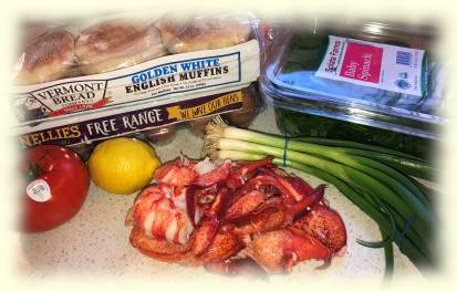 Lobster Benedict Ingredients