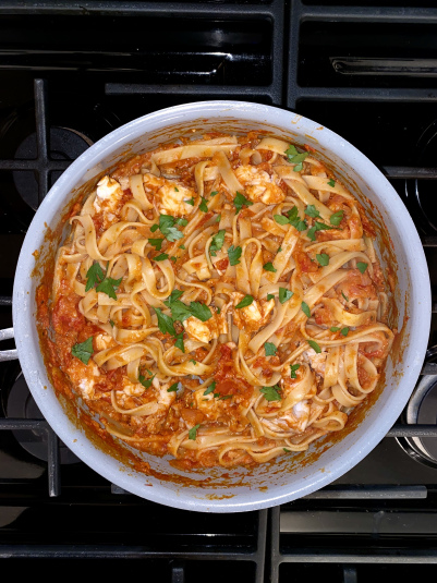 Fettuccine & Lobster Cream Sauce