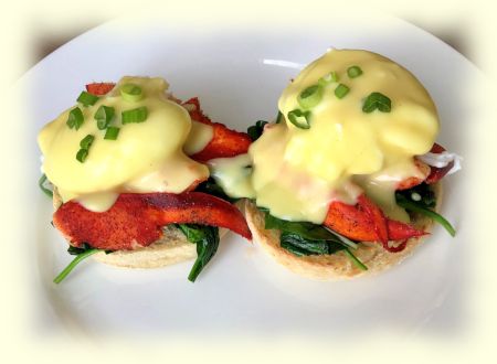 Lobster Benedict Plate